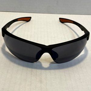 Mens Rimless Oval Wrap Around Sunglasses